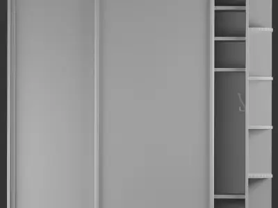 Closet Low-poly 3D model