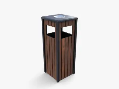 Trash can v4 3D model