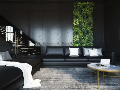 The Paris Apartment Interior Scene 3D model