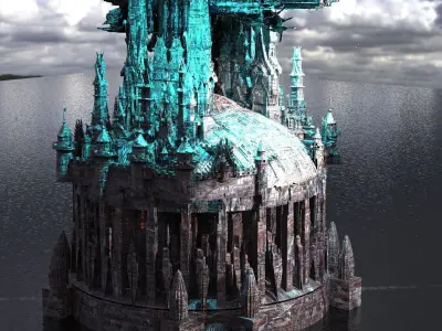 Cyber Eclipse Tower  3D model