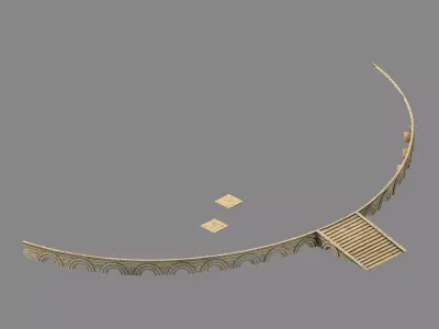 Moon City - Embankment 12 3D model