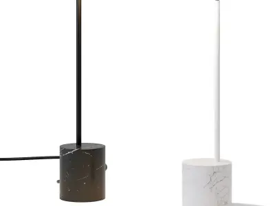 Circles and Rising Table Lamp by Millelumen 3D model