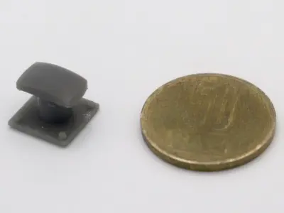 HO Set of 3 marine port bollard 2 train  3D print model