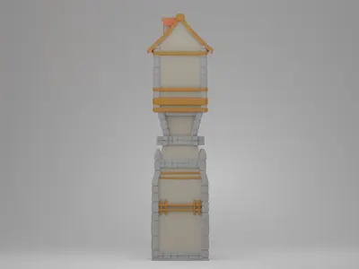 Medieval Tover 3D print model