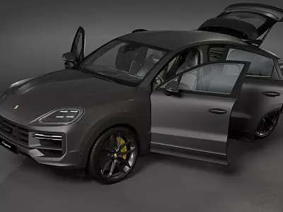 2024 Porsche Cayenne Turbo E-Hybrid Coupe GT 3D model
