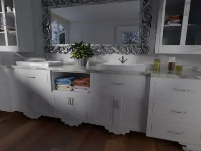 Modern Bathroom 3D model 3D model 2