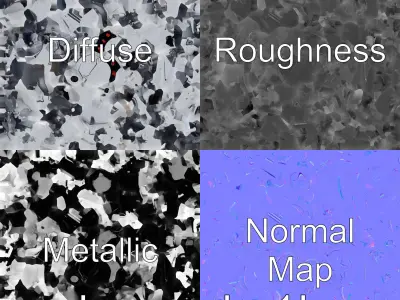 Advanced Humanoid Robot with Mechanical Arms Low-poly 3D model