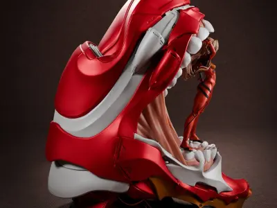 Asuka and Eva diorama 3D Print 3D print model