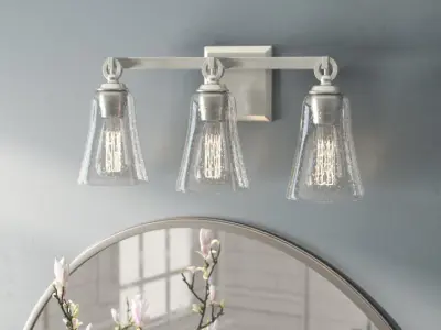 Lecompton 3 - Light Dimmable Vanity Light - 3 Colour Free 3D model