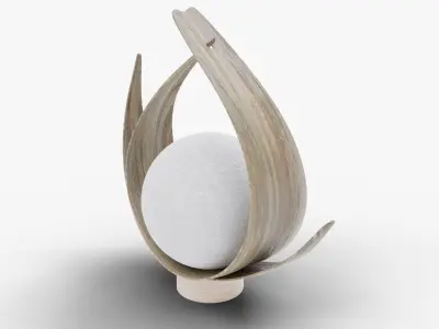 Bedside Table Lamp 3D model