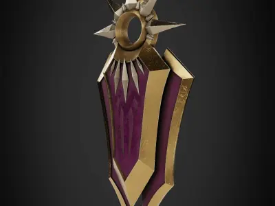 League of Legends Leona Shield of Daybreak for Cosplay 3D print model