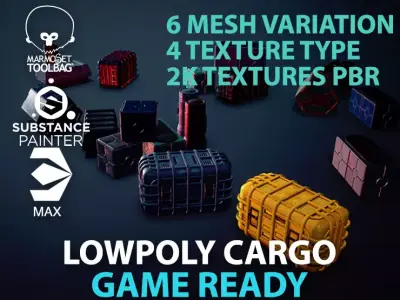 Star wars Cargo pack 1 Low-poly 3D model