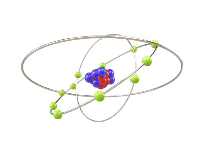 Sodium Chemical Element v2 003 Low-poly 3D model