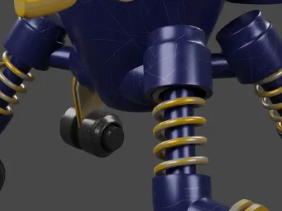 3D model robot 3D model
