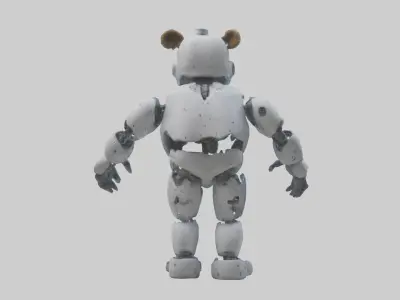 Robot version of a robot bear model 3D model