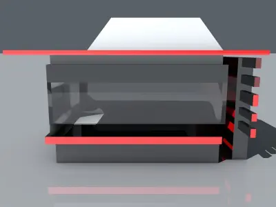 Coffee Kiosk Free low-poly 3D model