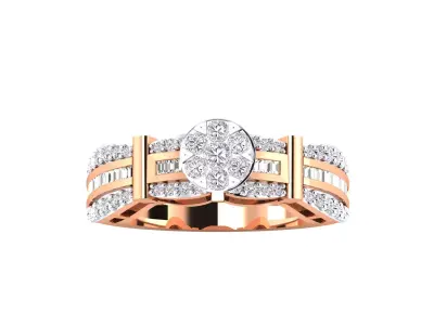  Women Ring Render 3dm STL MTL SLC JCD OBJ FBX Details 3D print model 3