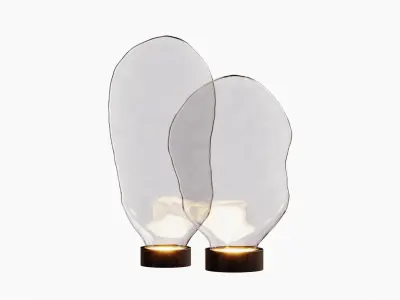 Table lamp Lamp F69 3D model