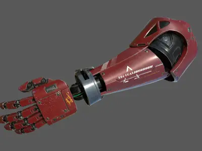 Robot Arm For Art 3D model