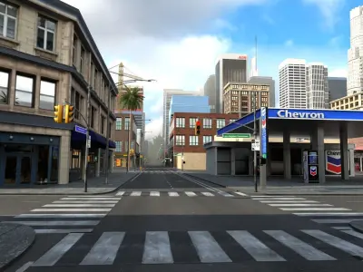 Los Angeles city California America 3D model