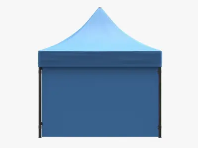 Display tent mockup 02 3D model