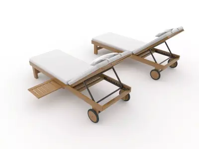 Sun Lounger 05 3D model