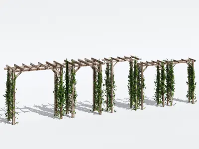 Garden arches one 3D model