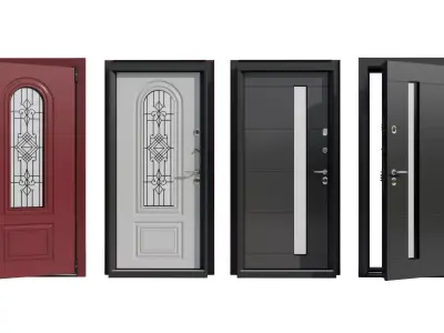 security door Free 3D model