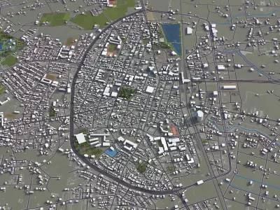 Yilan Low-poly 3D model