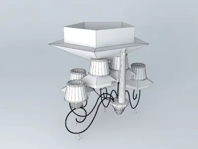 Arandela Classica - Vray (READY) Free 3D model