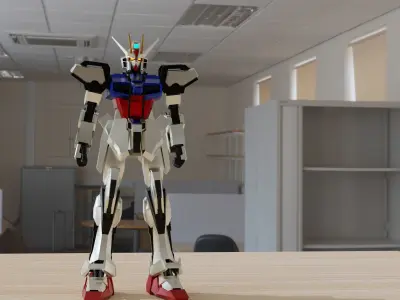 Sword Stike Gundam 3D model