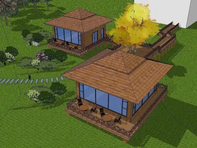 Creative Design-Holiday Cabin-0124 3D model