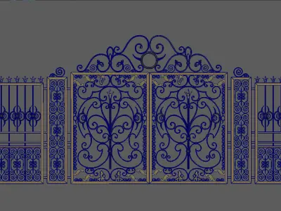 Metal Gate 3D model