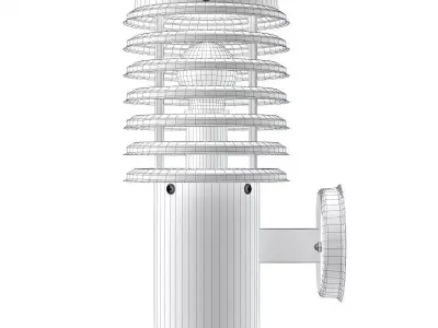 Wall Exterior Lamp 3D Model 3D model