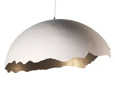 Broken Egg Lamp Pendant Light 3D model