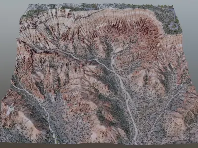 Bryce Canyon a Secluded Sight Multipurpose 3D Model  3D model