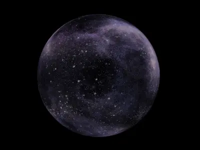 HDRI Panoramic Sky - 360 starfield - BEST SELLER Low-poly 3D model