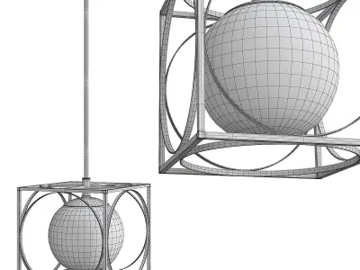 Wadsworth Pendant Light Low-poly 3D model