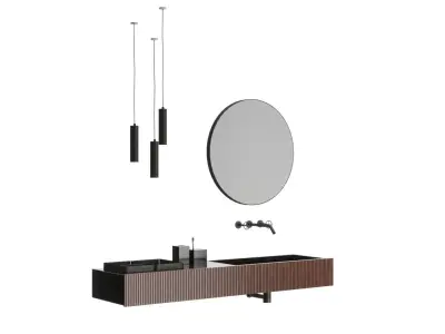 washbasin SALVATORI ADDA  Rectangular washbasin 3D model