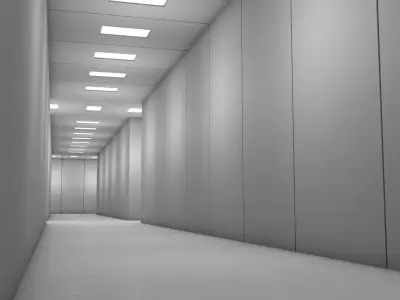 Sci Fi Corridor 3D model