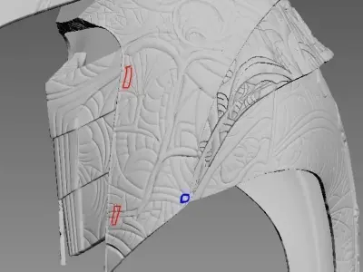 Stargate Jaffa Cosplay Cowl 3D print model 3D print model