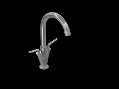 Bath TAP Low-poly 3D model