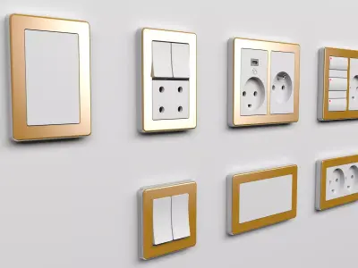 LK FUGA CHOICE Sockets and Switches 3D model 3D model