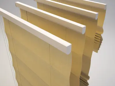 Roman blinds 2 3D model