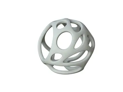 SciFi Cube Object No 21954 Low Poly Shape Texture