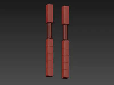 Small Modern Wall Sconce by ETSY 3D model