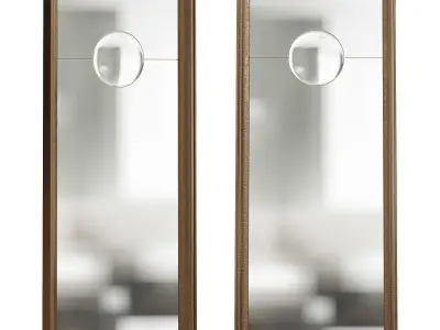 PIXIE FLOOR MIRROR by Bakerfurniture 3D model