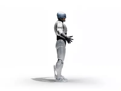 RoboCop Low-poly 3D model