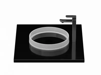 TOTO Luminist Lighted Round Vessel Lavatory 3D model