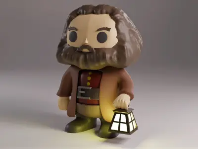 Hagrid from the Harry Potter 3D model